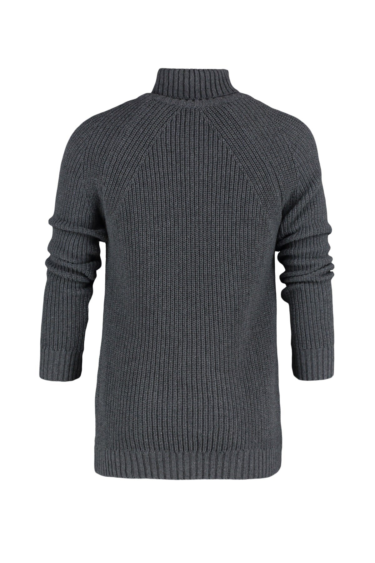 Camel Mens Slim Fit Turtleneck Raglan Sleeve Basic Knitwear Sweater Tmnaw21kz0404