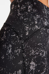 Anthracite Pattern Repellent Full Size Sports Leggings Thmaw24ty00005