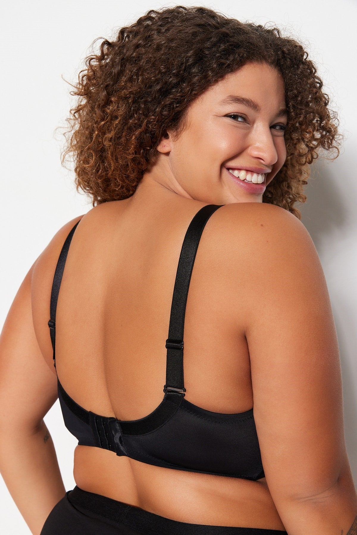 Black Balanced Balanced Balanced Bra Tbbss23cw00014