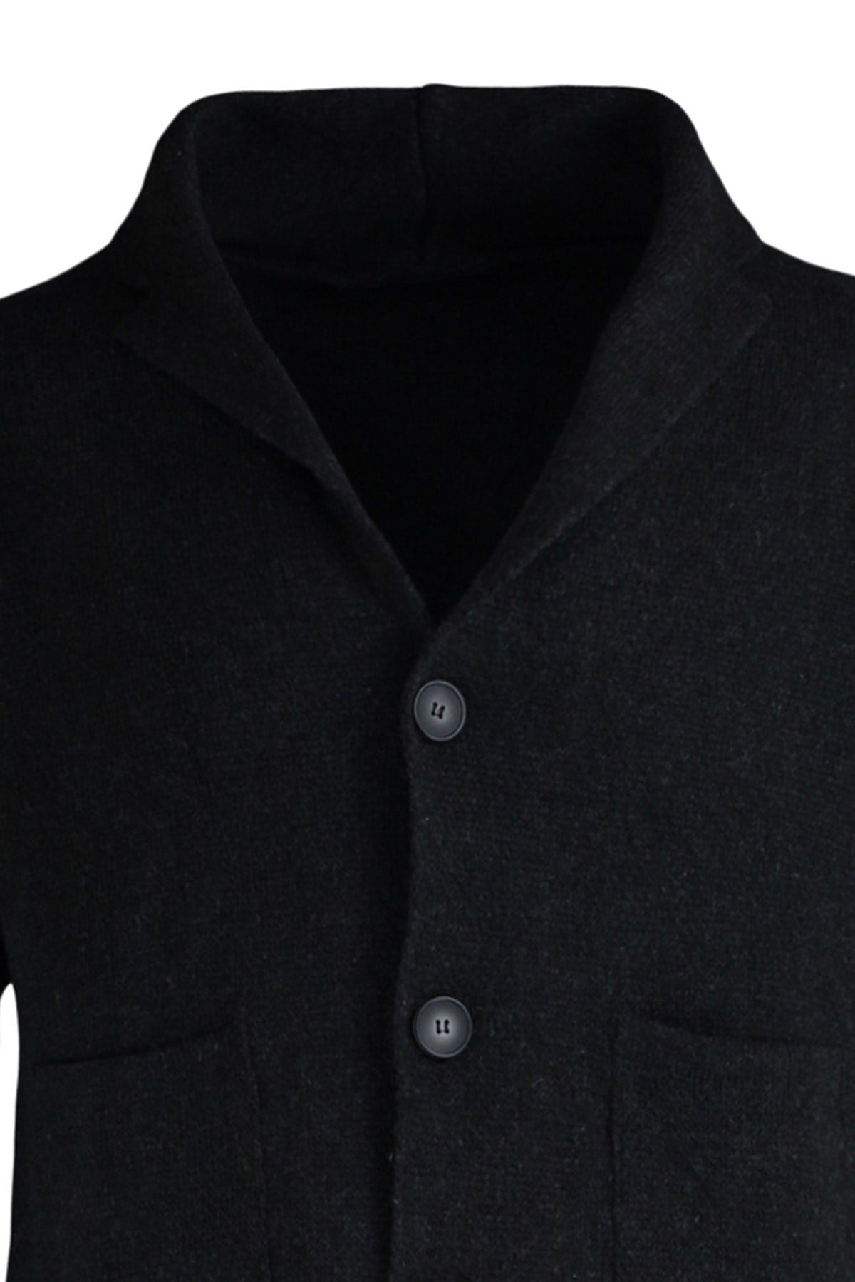 Anthracite Men's Regular Fit Men's Collar Knitwear Cardigan Tmnaw22hi0140