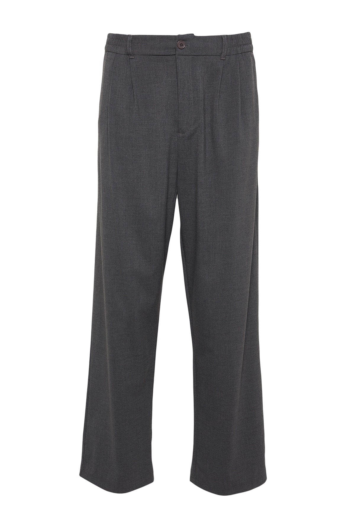 Grey Mens Wide Leg Pants Tmnss23pl00039