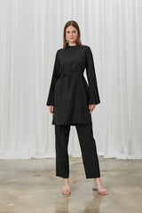 Black Lucia Trouser Suit Luciapnttkm