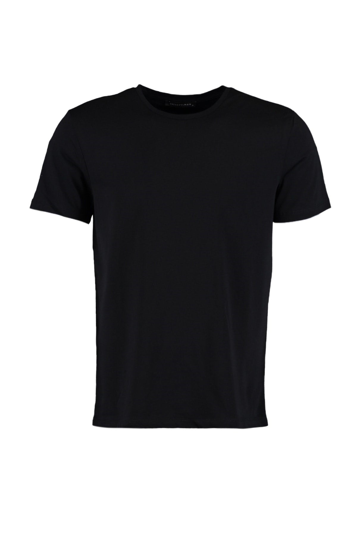 Black Men's Basic Slim Fit 100% Cotton 2-pack Crew Neck Short Sleeve T-shirt Tmnss19bo0071