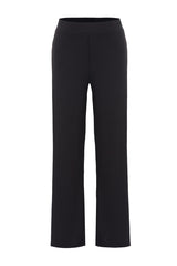 Black Wide Leg Knitted Pants Tbbss23ar00003