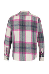 Lilac Mens Regular Fit Lumberjack Plaid Shirt Tmnaw22go0104