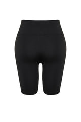 Black Knitted High Waist Booster Leggings Tbbss22ta00002