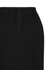 Black Stopper Detailed Thick Knitted Skirt Tbbaw24az00023