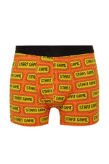 Multicolor Mens Game Pattern Cotton 3-pack Boxer Tmnaw24bx00010