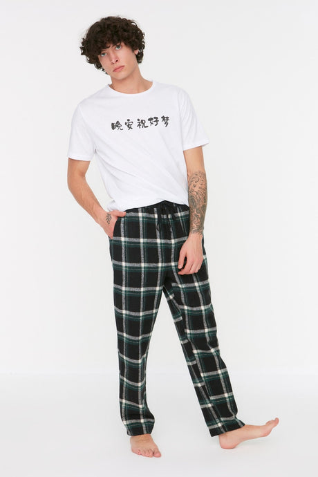 Multicolor Plaid Woven Sleepwear Thmaw21pj0013