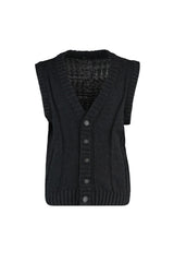 Anthracite Men's Regular Fit Vest Tmnaw22ye0049