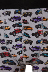 Multicolor Mens Car Patterned Cotton 3 Pack Boxer Tmnaw24bx00008