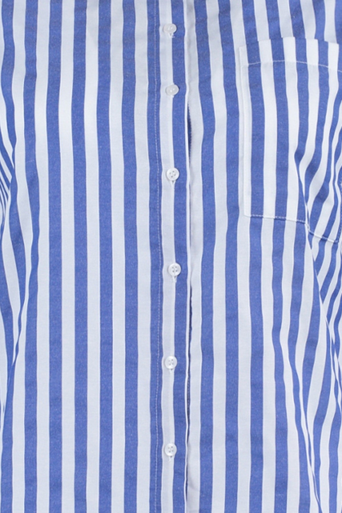 Blue Striped Oversize Woven Shirt Tbbaw23ax00022