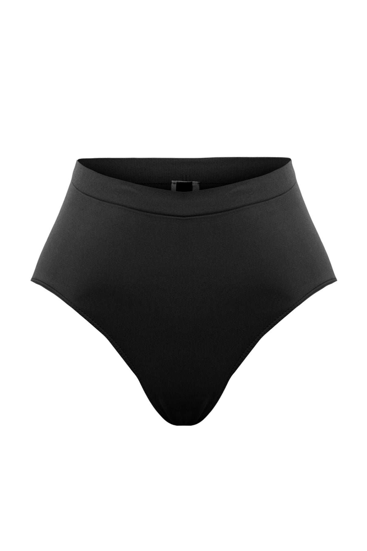 Black High Waisted Seamless Panties Tbbss23cm00002