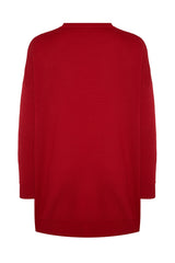 Red Knitwear Sweater Tctaw24ak00048