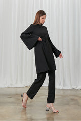 Black Lucia Trouser Suit Luciapnttkm