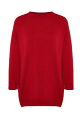 Red Knitwear Sweater Tctaw24ak00048