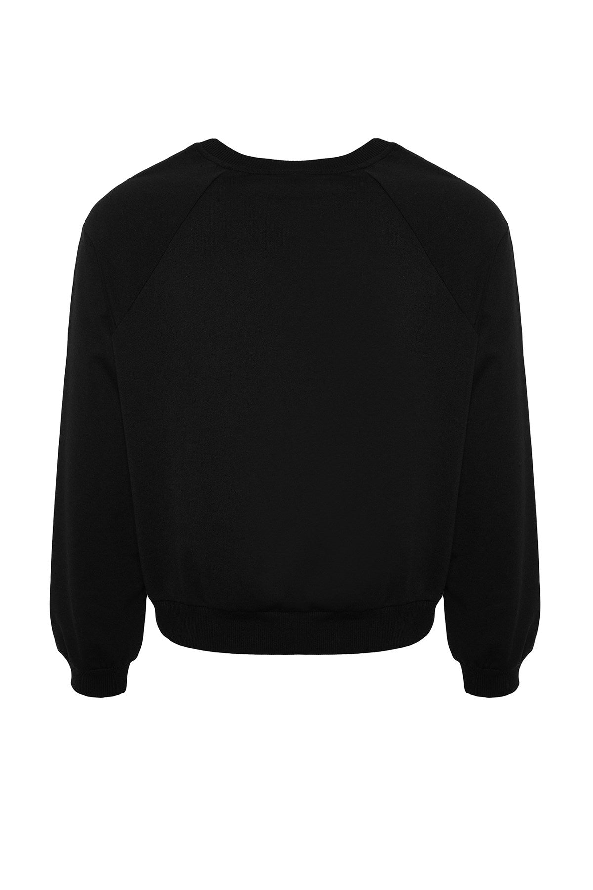 Black Thin Knitted Sweatshirt Tbbaw24ao00037