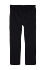 Black Men's Regular/regular Fit Cotton Sweatpants Tmnaw24ea00011