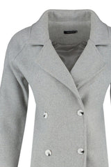 Stone Buttoned Coat Twoaw21kb0017