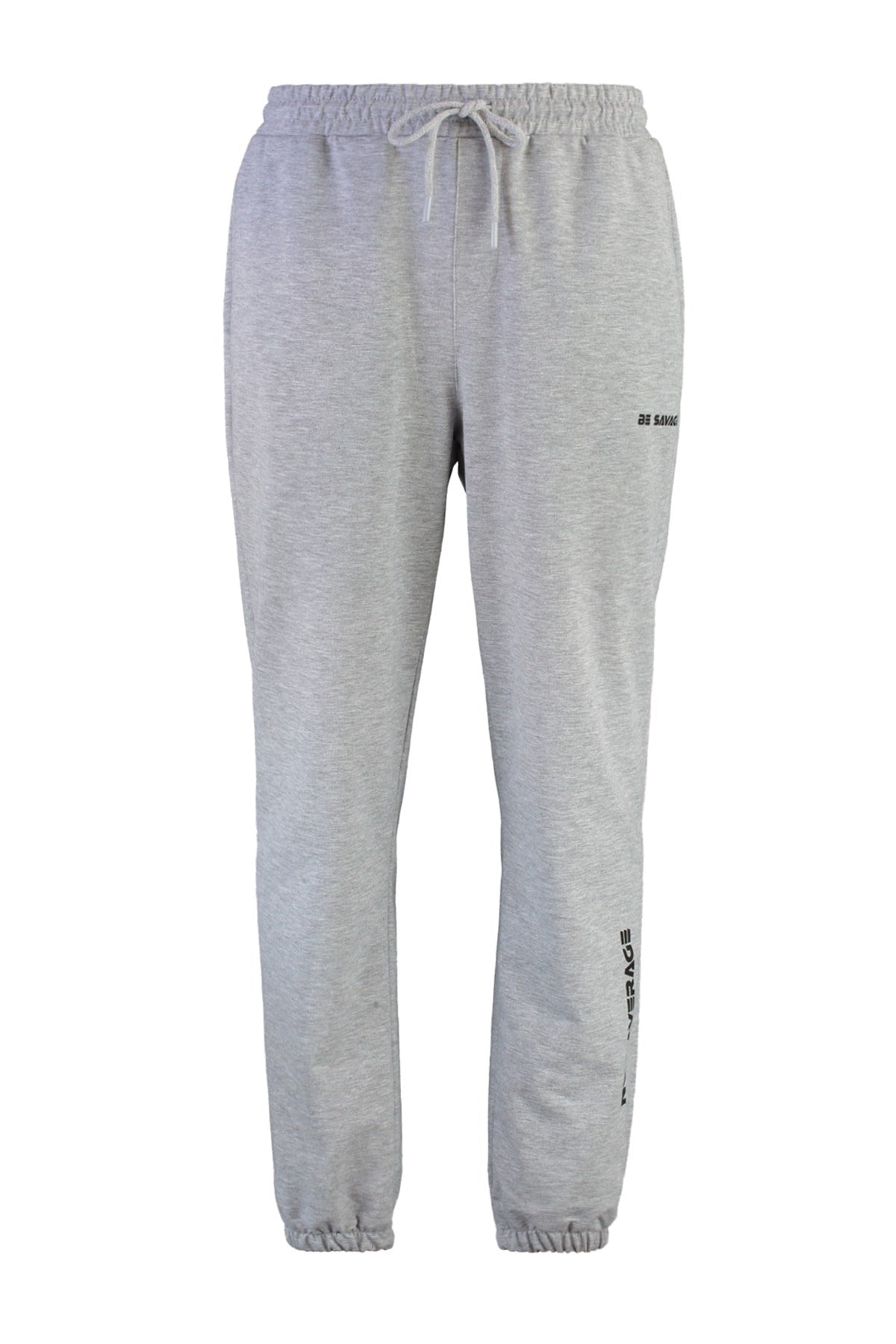 Grey Men's Regular/regular Fit Printed Sweatpants Tmnaw23ea00152