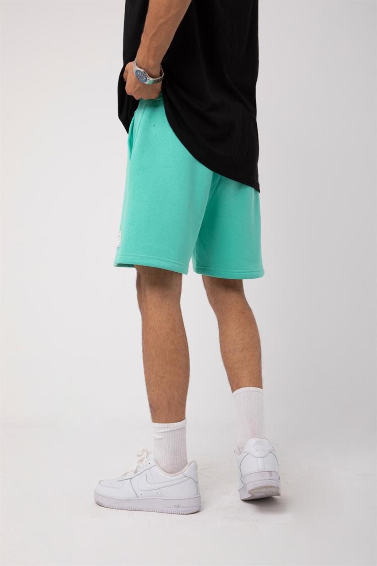 Officialman Printed Green Shorts Flaw-052-009-003