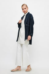 Indigo Jacket Collar Jacket Tctss21ce0416