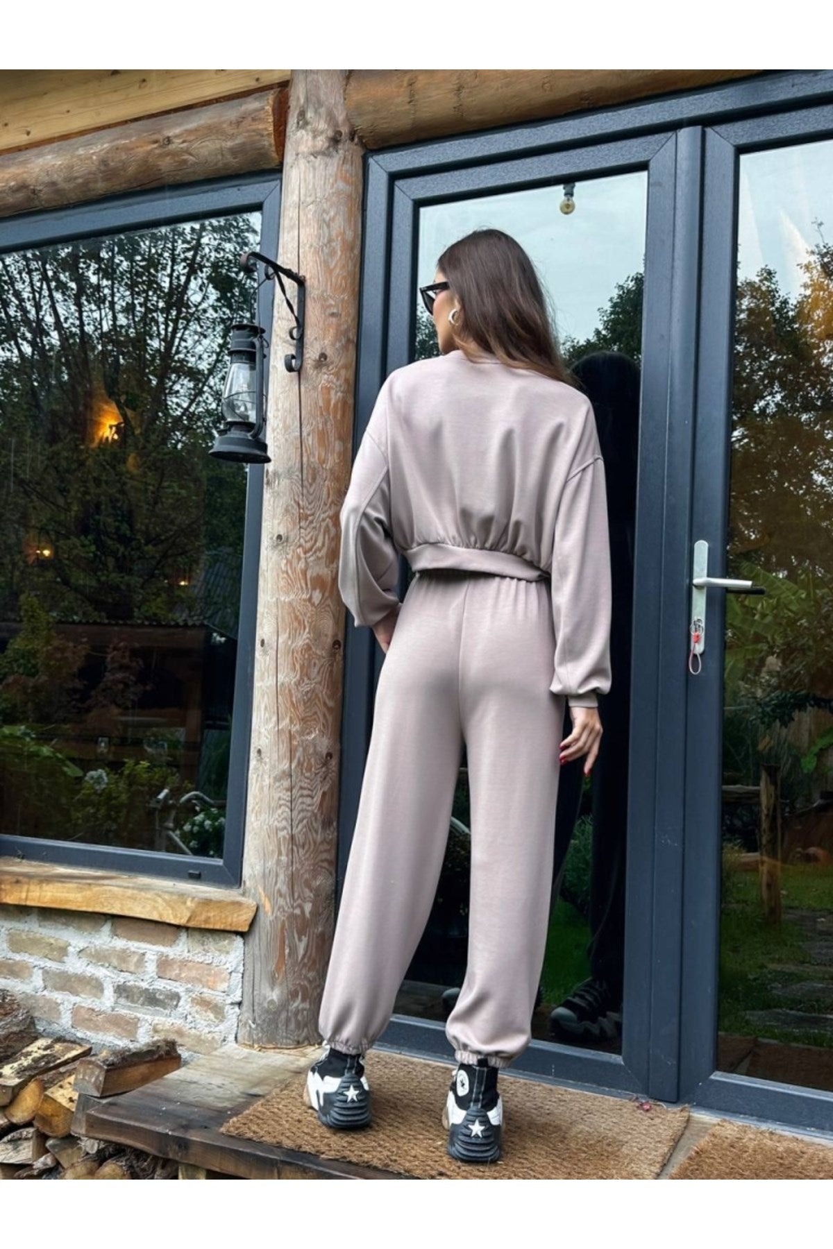 Mink Modal Sweat Pants Suit 50915