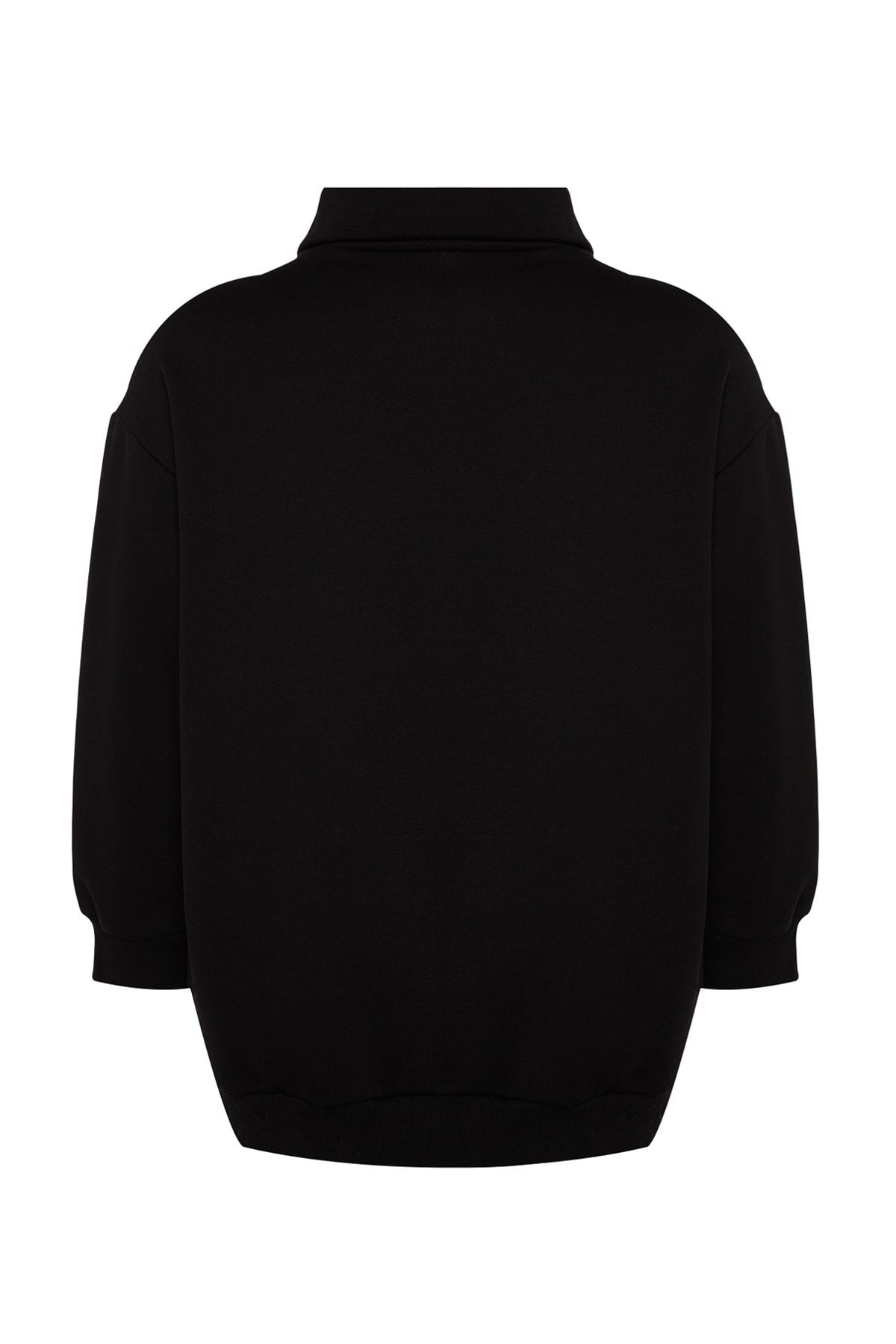 Black Plus Size Sweatshirt Tbbaw24ao00017