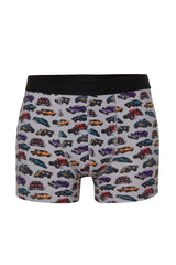 Multicolor Mens Car Patterned Cotton 3 Pack Boxer Tmnaw24bx00008