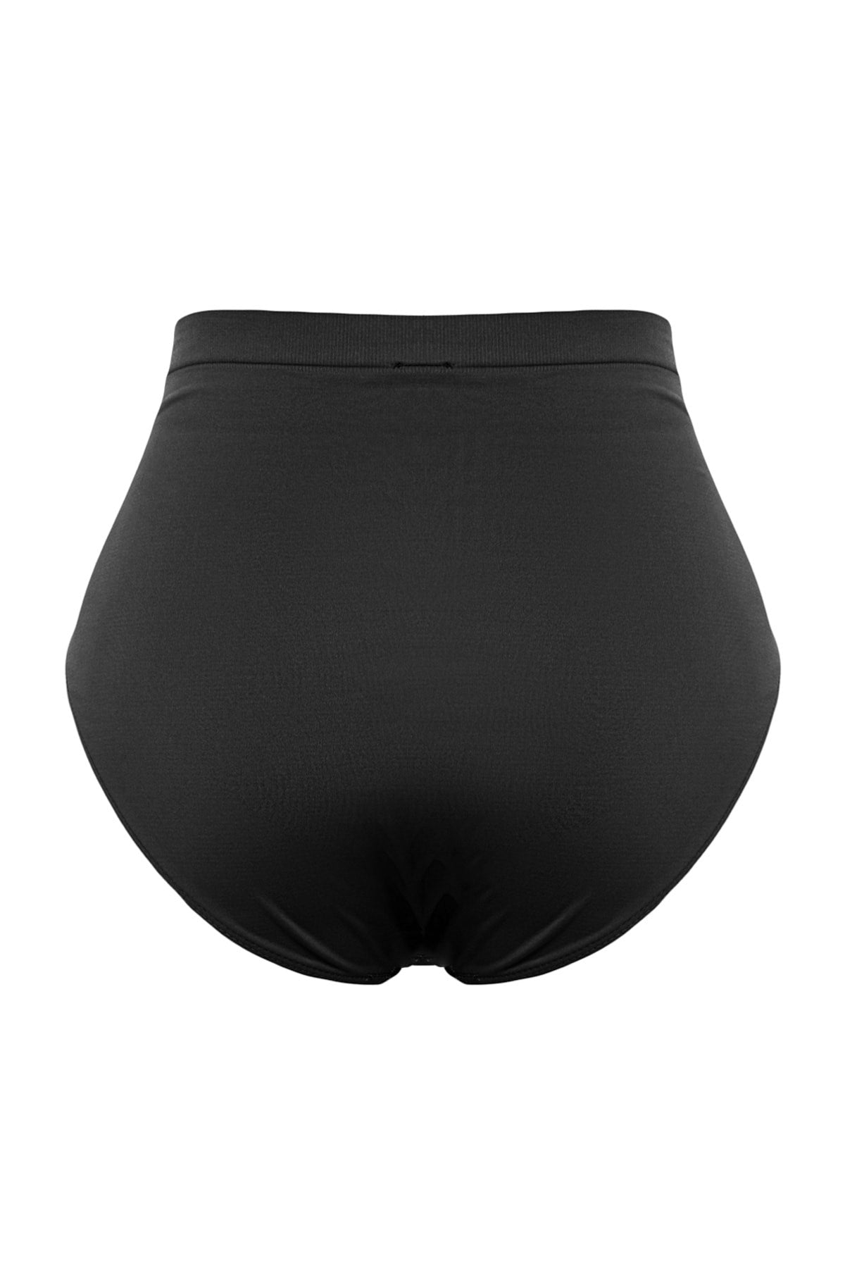 Black High Waisted Seamless Panties Tbbss23cm00002