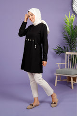 Black Tunic With Accessories 4037 T23tnky4037