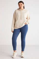 Terezabb Regular Loose Beige Single Sweatshirt Terezabb01112023