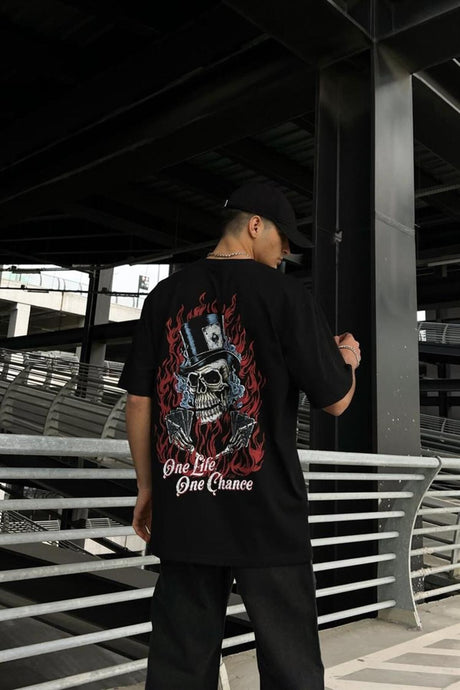 Legendary Outlaw Black Oversize T-shirt Flaw-067-005-013