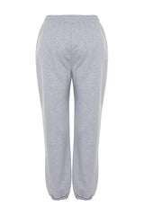 Gray Knitted Sweatpants Tbbss22ea0065