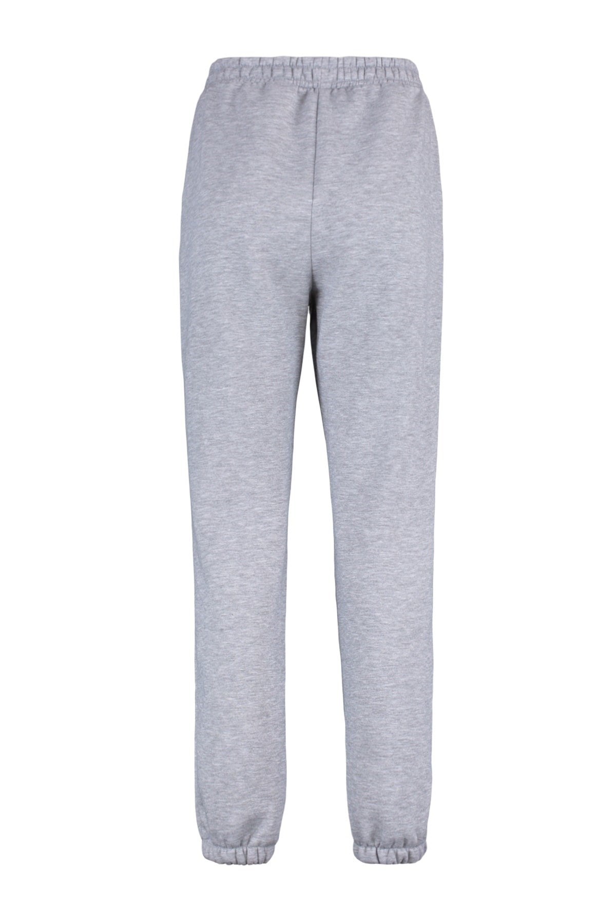 Grey Loose Jogger Thick Pleated Knitted Sweatpants Twoaw23ea00151