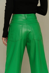 Scott Orange Leather Pants 2293