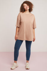 Flirting Women Plus Size Interlock Oversize Round Neck Tshirt Vivian01072023