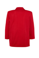 Red Oversize Blazer Jacket Tbbaw23ag00005