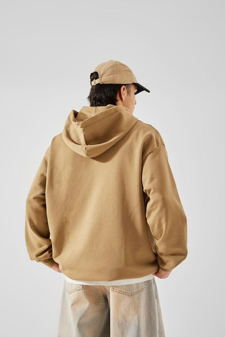 Basic Camel Oversize Sweatshirt Tyckl04kkn170549313054952