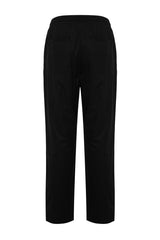 Black Mens Regular Fit Waist Lace Detailed Pants Tmnaw24pl00017