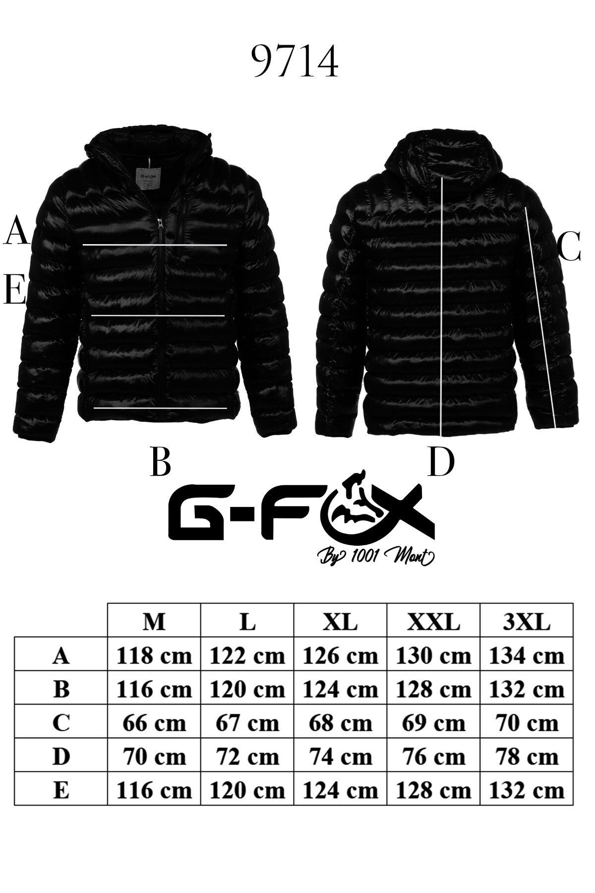 Men's Short Fixed Hooded Padded Sports Inflatable Coat 9714 Gfx9714