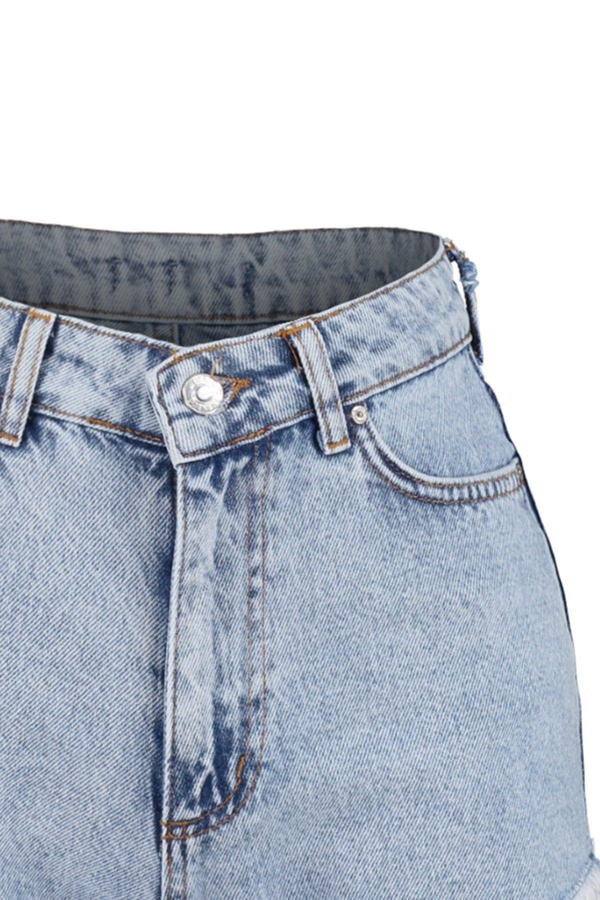 Blue Denim Denim 100% Cotton Shorts & Bermuda Tbess23sr00030