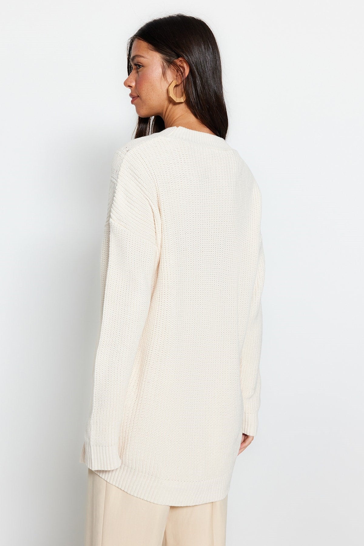 Saks Crew Neck Knitwear Sweater Tctaw24ak00023