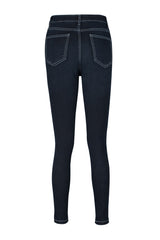 Black Shaping Effect High Waist Skinny Jeans Twoaw24je00070