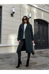 Emerald Shoulder Buttoned Premium Coat Tyc0tu71on170124668418812