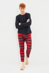 Multicolor Plaid Pajama Set Thmaw21pt0359