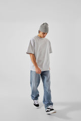 Flaw Atelier Basic Grey Oversize T-shirt Flaw-006-005-079