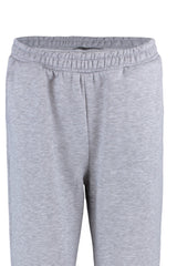 Grey Loose Jogger Thick Pleated Knitted Sweatpants Twoaw23ea00151