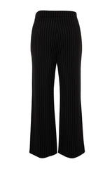 Black Striped Woven Pants Tbbaw24ar00012