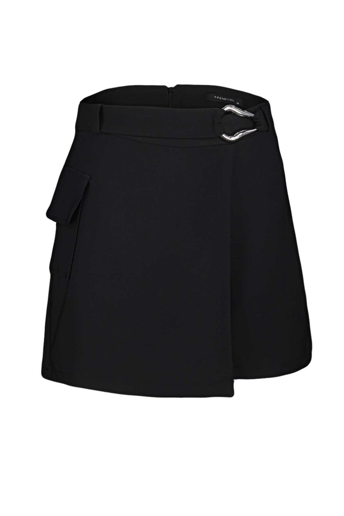 Woven Shorts Skirt With Black Accessories Twoaw24sr00061